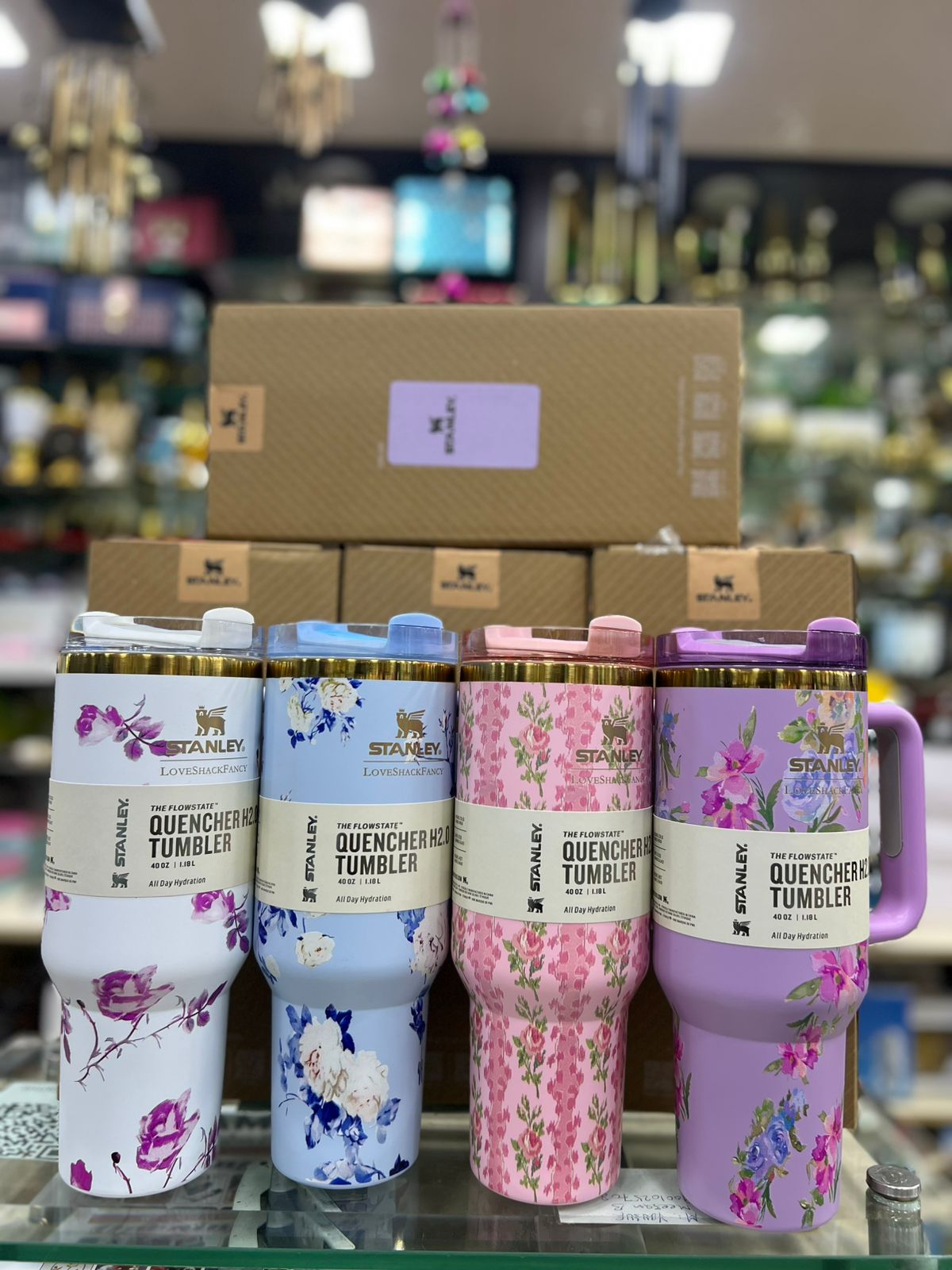 Stanley Quencher H2.0 Tumbler 40oz – Floral Collection | Love Shack Fancy Edition 12ml