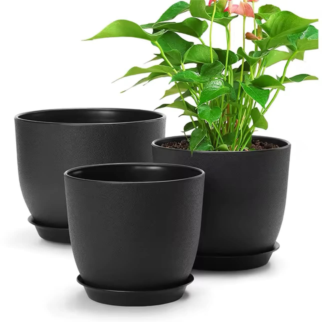 Plant Pots Indoor with Drainage Home Décor Flower Pots for Indoor