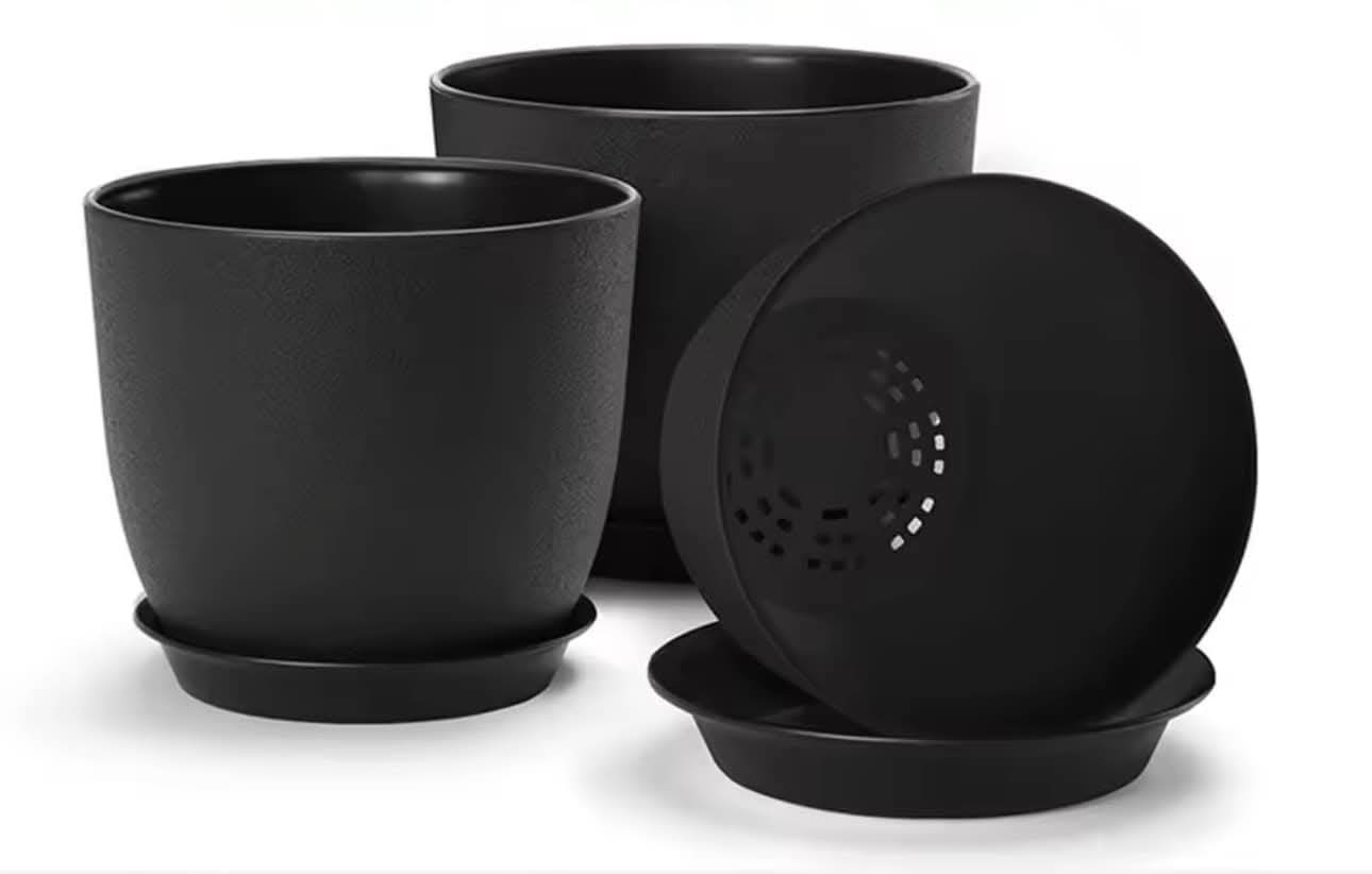Plant Pots Indoor with Drainage Home Décor Flower Pots for Indoor